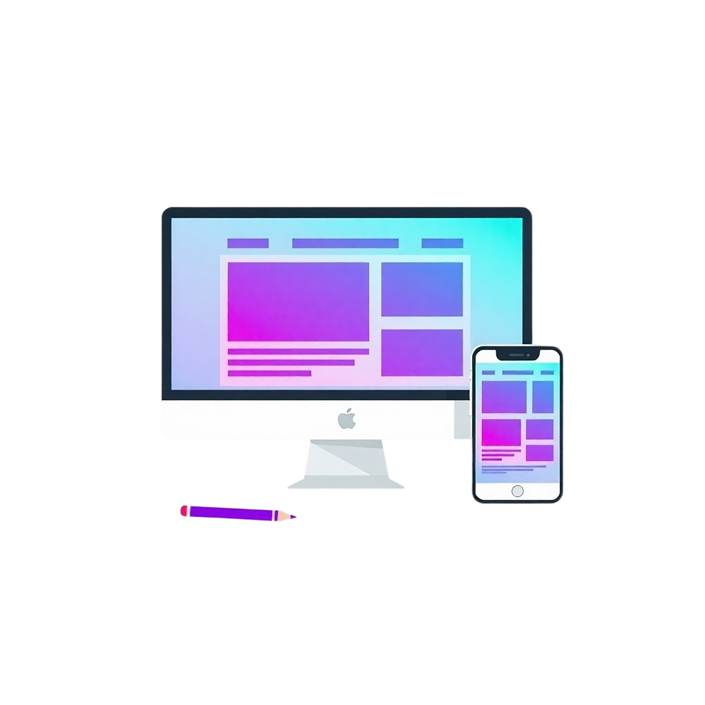 Professional Web Design Illustration