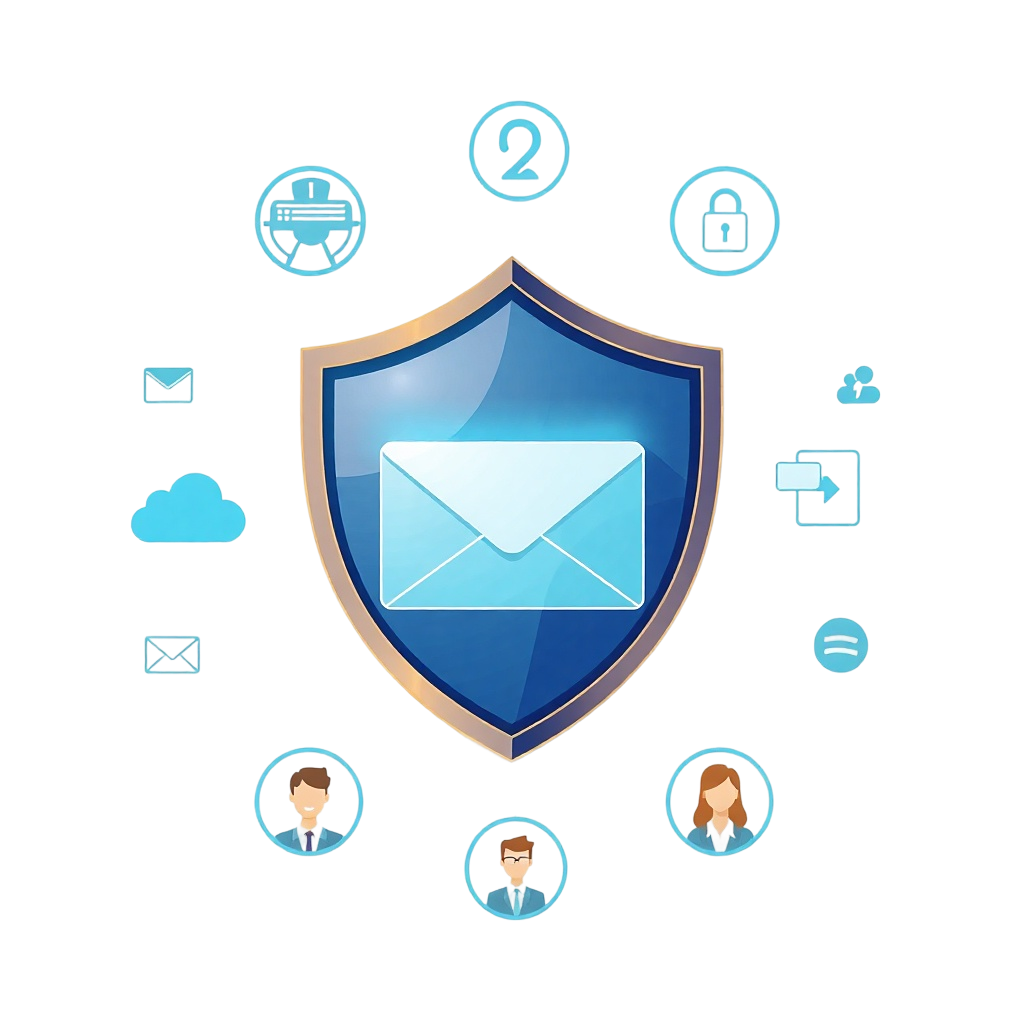 Email Hosting Illustration