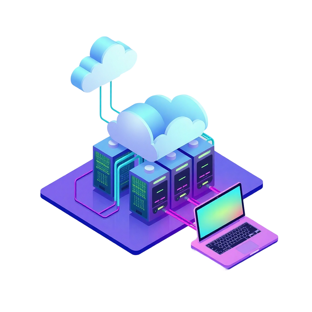 Web Hosting Illustration